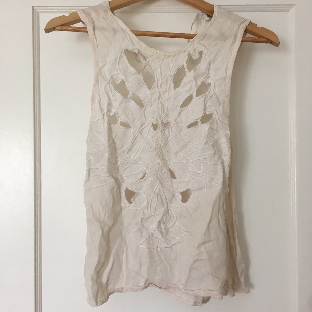 Alice McCall Floral Cutout Tank